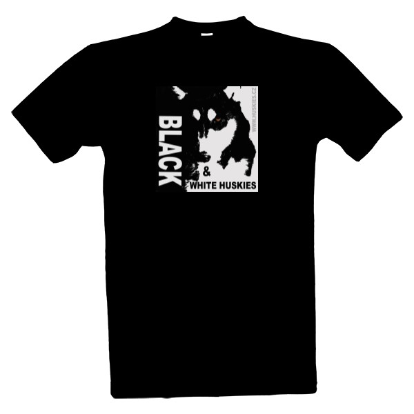 Tričko s potiskem Pánské Black