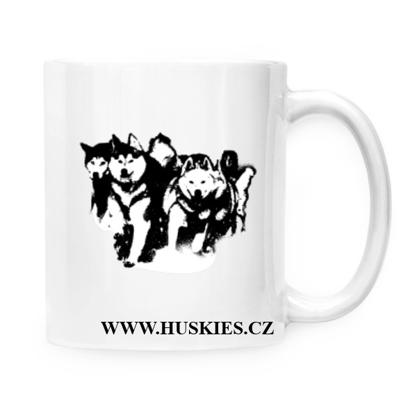 Hrnek malý bílý s potiskem Hrnek Spřežení