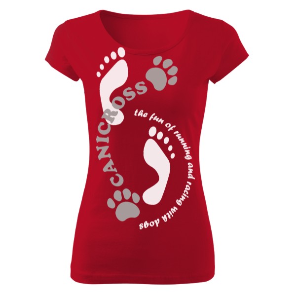 Tričko s potiskem Canicross  